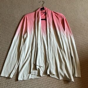 Lafayette 148 open sweater cardigan xl shawl collar